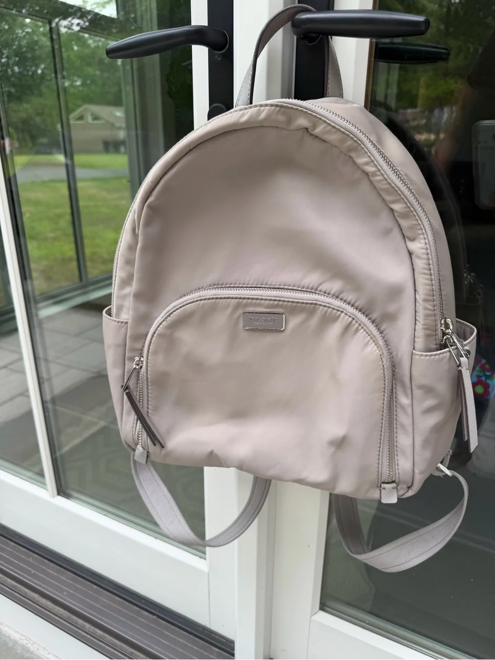 Kate Spade Light Gray Women's Backpack - Everyday Bag